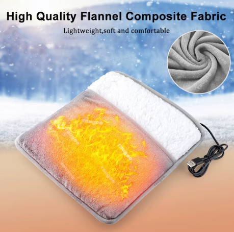 USB Foot Warmer – Fast-Heating Plush Foot Heater