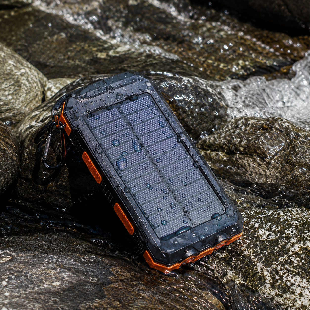 Batterie externe solaire portable