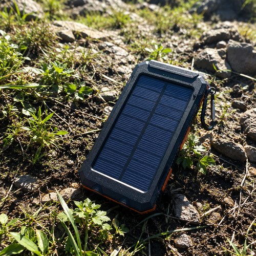 Batterie externe solaire portable