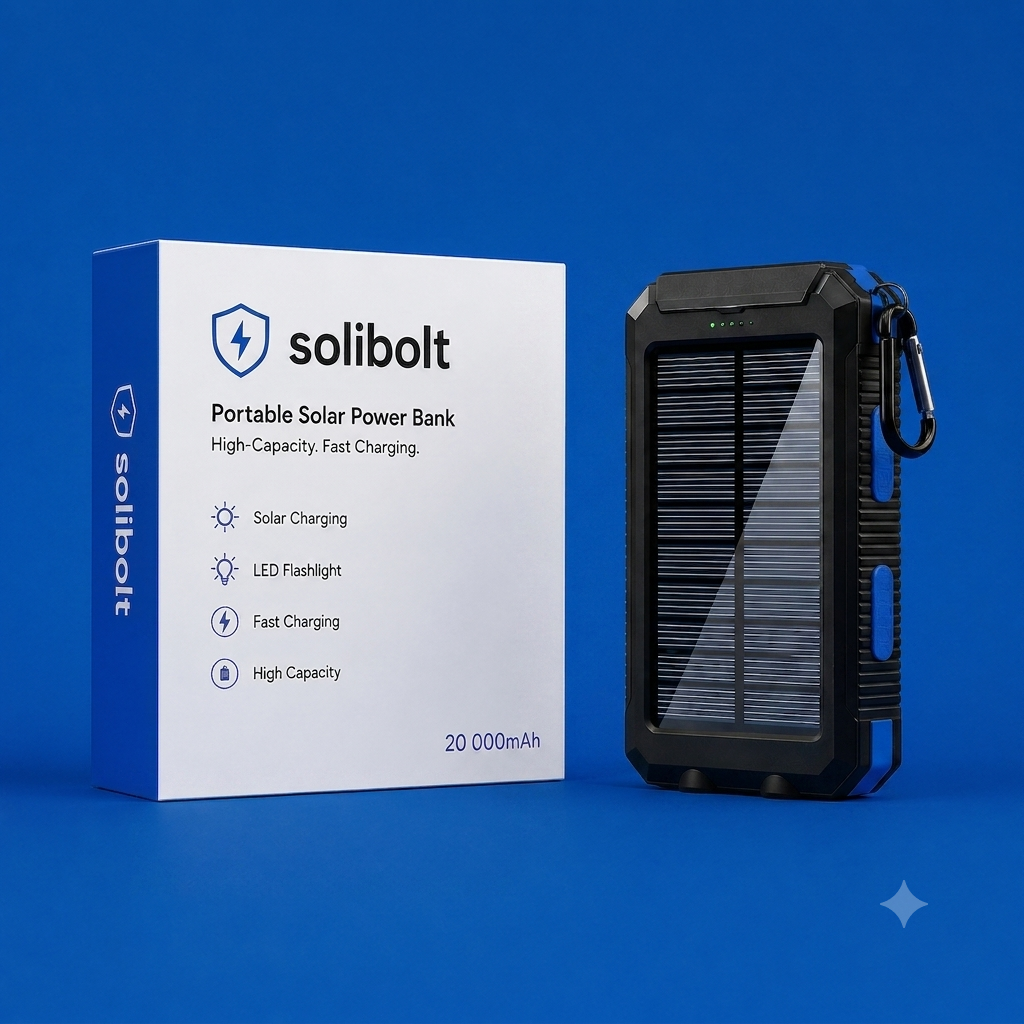 Portable Solar Power Bank