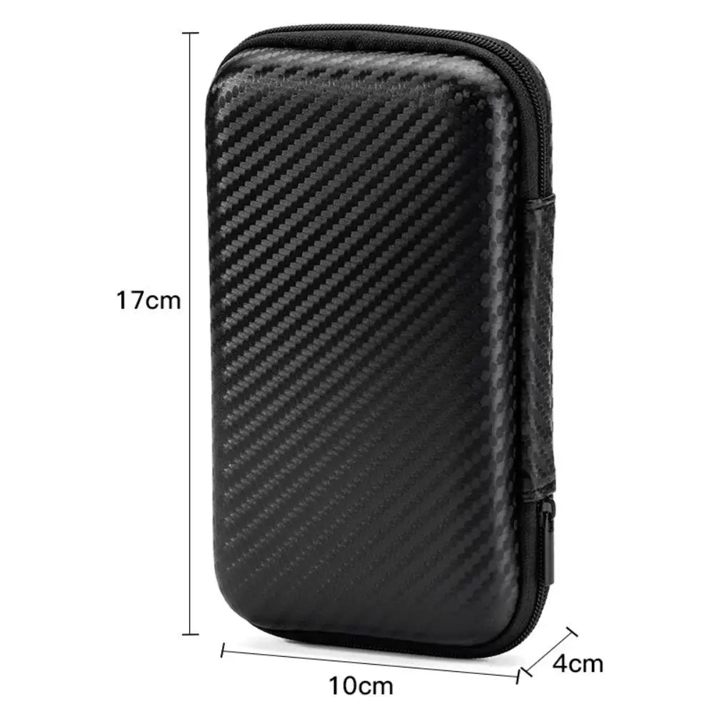 Ultimate Portable EVA Zipper Bag for Phone Chargers, Shavers, and Accessories - Durable Hard EVA Storage Case