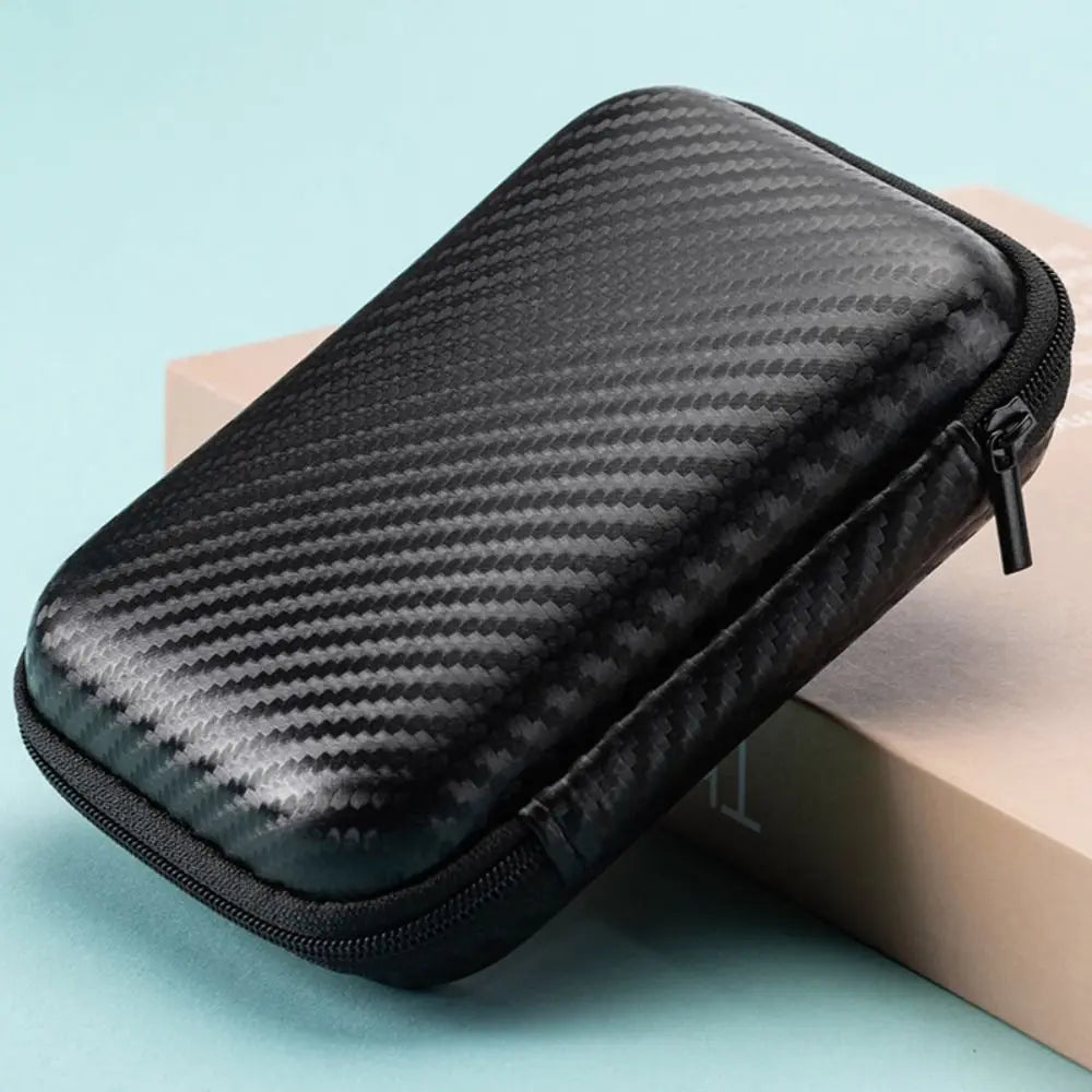 Ultimate Portable EVA Zipper Bag for Phone Chargers, Shavers, and Accessories - Durable Hard EVA Storage Case